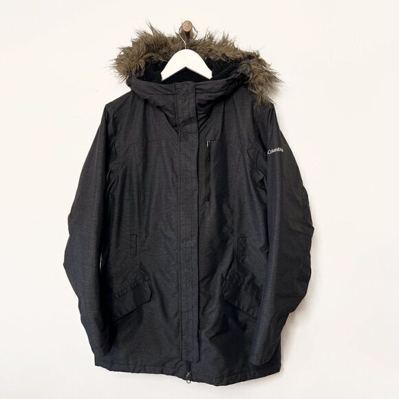 Columbia Beverly Mountain II OmniHeat Ski Coat with Faux Fur Trim - Picture 2 of 8